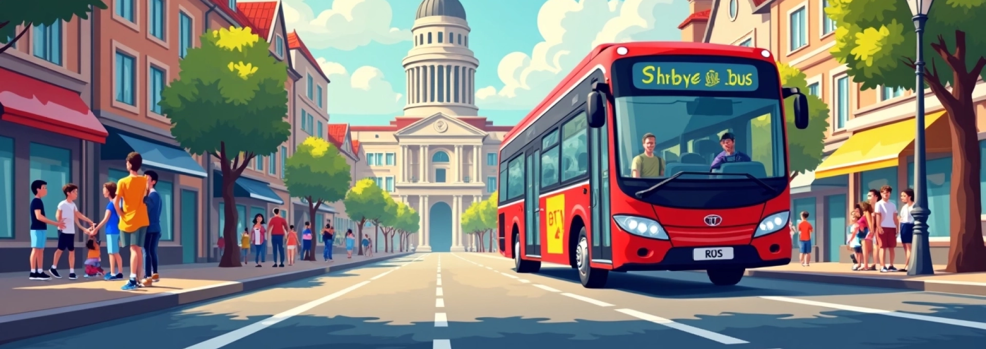 sightseeing bus