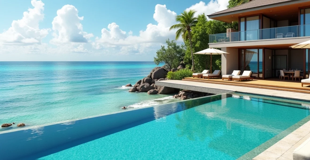 beachfront villa